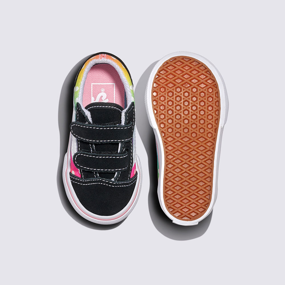 토들러 올드스쿨 벨크로 글로우 레인보우