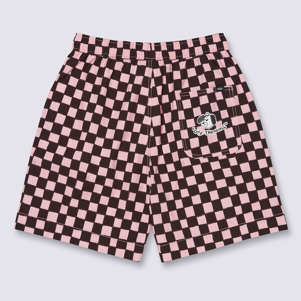 반스 아티스트 컬렉션 Vans x Riroo 두들 체커 쇼츠